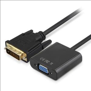 Adaptador DVI a VGA Uni-Direccional de 24 + 1 a VGA de Conversión Macho a Hembra para Video sin Costuras y Accesorio de Computadora - Product Image 2
