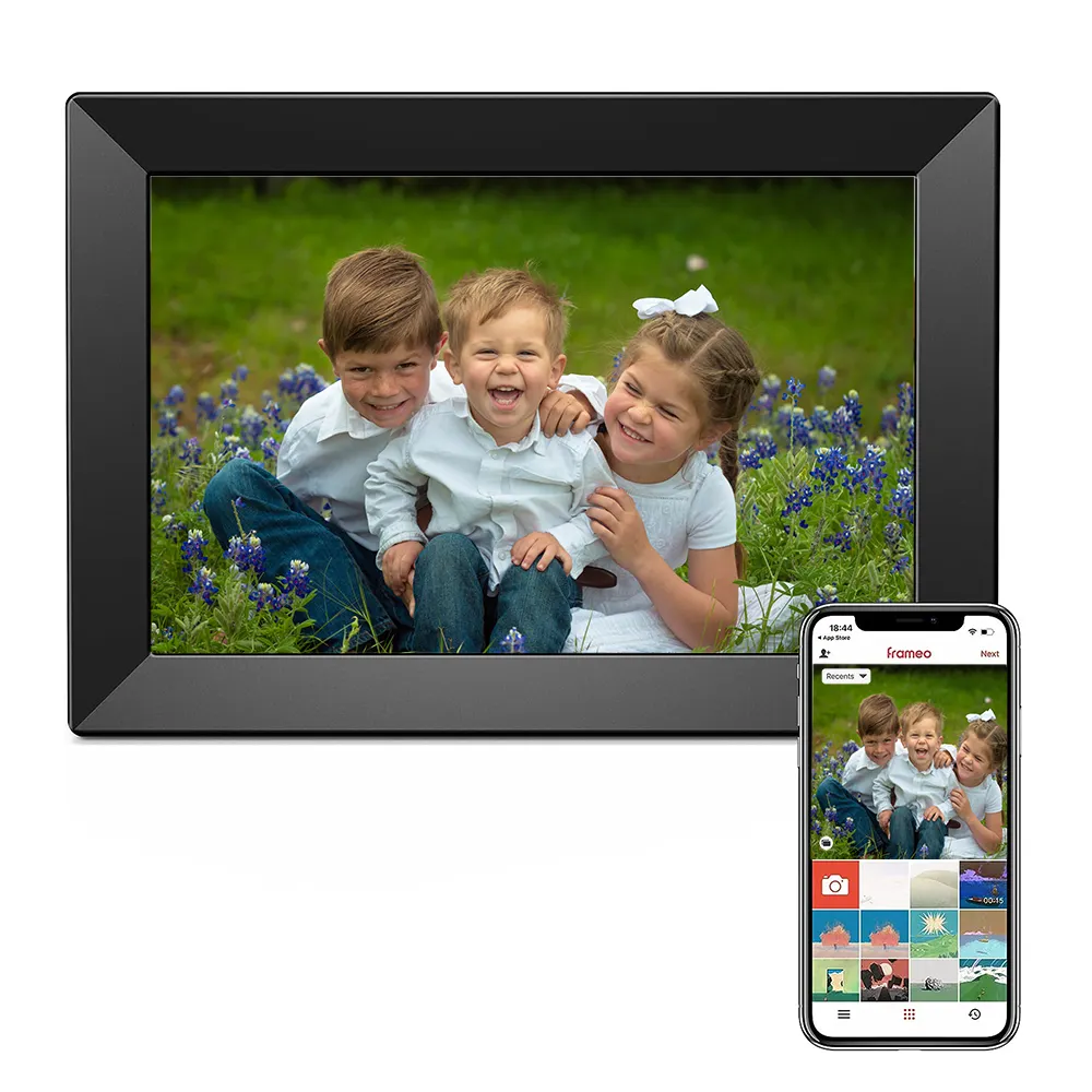 Android RK3126C, suministro de fábrica, la mejor pantalla LCD Infiniti, wifi, nube, marco de fotos digital con pantalla táctil