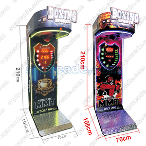 Kapalı eğlence parkı için işletilen ses ve skor sistemi ile sıcak kan kral Arcade boks oyun makinesi - Product Image 4