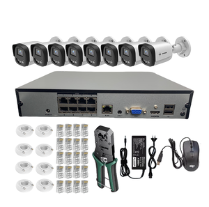 ND7008 + N915-ADL 3MP 8 canali videosorveglianza telecamere di sicurezza 2K telecamere di rilevamento del movimento umano e POE NVR Kit di sistema - Product Image 1