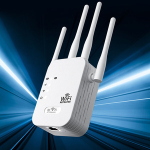เราเตอร์ขยายช่วงสัญญาณ Wi-Fi ไร้สาย1200Mbps เครื่องขยายสัญญาณ WIFI 4G 5G เราเตอร์ขยายเครือข่ายแบบดูอัลแบนด์พร้อมเสาอากาศ4 & 6