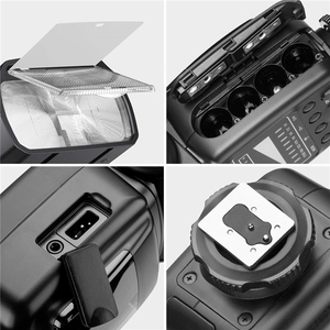 CensReal ไฟแฟลชกล้องแบบพกพา Speedlite FK300G,ไฟแฟลชสำหรับใช้ในแคนนอนกับแบตเตอรี่ AA 4ก้อน - Product Image 4