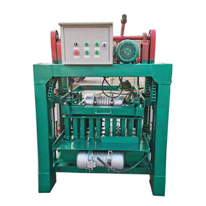 Eléctrico concreto cemento bloque de hormigón manual que hace la máquina precio en Pakistán - Product Image 1
