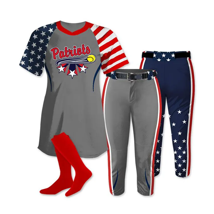 Uniforme de béisbol personalizado, camiseta de diseño de tela, uniforme de entrenamiento de equipo de todas las Series