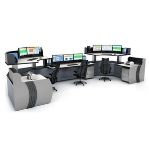 Command <strong>Center</strong> Monitoring Smart Operational Control <strong>Center</strong> Room Console Table Workstation - Product Image 1