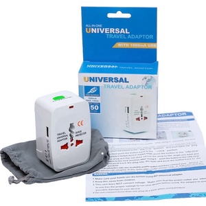 All in One Socket Universal Electrical Power <strong>Adapter</strong> <strong>Plug</strong> <strong>With</strong> Type c 4usb UK US AU <strong>EU</strong> <strong>Plug</strong> Type C 20W Travel <strong>Adapter</strong> - Product Image 6