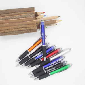 Personal isierter Lumineszenz-Laser-Leucht stift mit für Stylus Custom Printed Engraved Logo Günstige Kunststoff-Werbung LED-Licht - Product Image 5