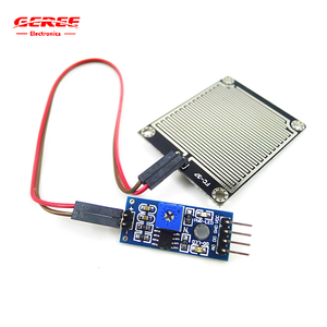 Modulo acqua piovana DC5V pioggia gocce di rilevamento di umidità LM393 modulo meteo LED uscita luce di segnalazione per Arduino Kit Robot - Product Image 1