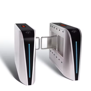 Ad alta velocità di riconoscimento facciale sistema di controllo di accesso tornello oscillazione portone per edificio per uffici - Product Image 1