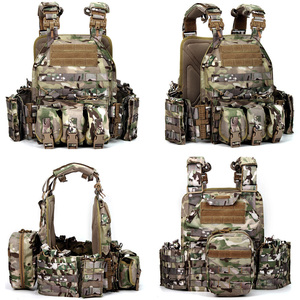 Jsh trọng lượng mới 1000D Polyester 6094 chiến thuật vest Tấm bảo vệ tàu sân bay colete tatico thiết bị quốc phòng cá nhân - Product Image 4