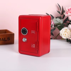 High Security Metal Mini Kid <strong>Coin</strong> Bank Money Safe Cash Safe <strong>Box</strong> with Lock - Product Image 2