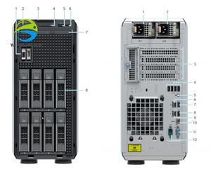 Energie effizienter Dells T350 4.5U Server mit fortschritt lichem Wärme design Ideal für den Büro einsatz - Product Image 5