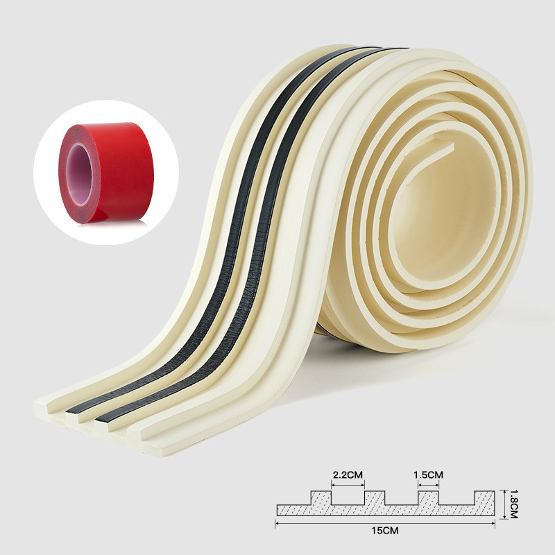 Largeur 15 cm, longueur 3 mètres, épaisseur 1,5 cm