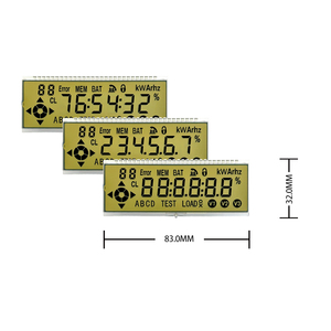 Benutzer definiertes monochromes 7-Segment-LCD-Anzeigemodul HTN SJXDHG001014 Stromzähler-LCD-Module - Product Image 6
