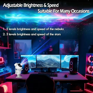 Space Buddy proiettore stella proiettore luce astronauta luce notturna proiettore telecomando luci LED - Product Image 2