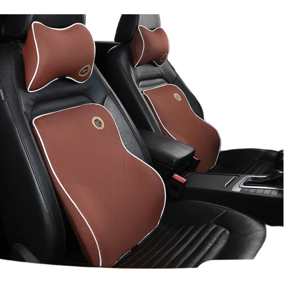 Forma de hueso VentilateCar Cuello Forma de hueso Almohada Asiento de coche Almohada Soporte Cuello para asiento de conducción