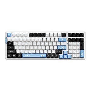 新款VGN V98PRO V2无线RGB可定制热插拔开关三模连接游戏延迟机械键盘 - Product Image 1
