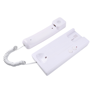 Sistema de intercomunicación de 2 cables para teléfono de puerta de audio de apartamento de fábrica de Venta caliente con auricular - Product Image 1