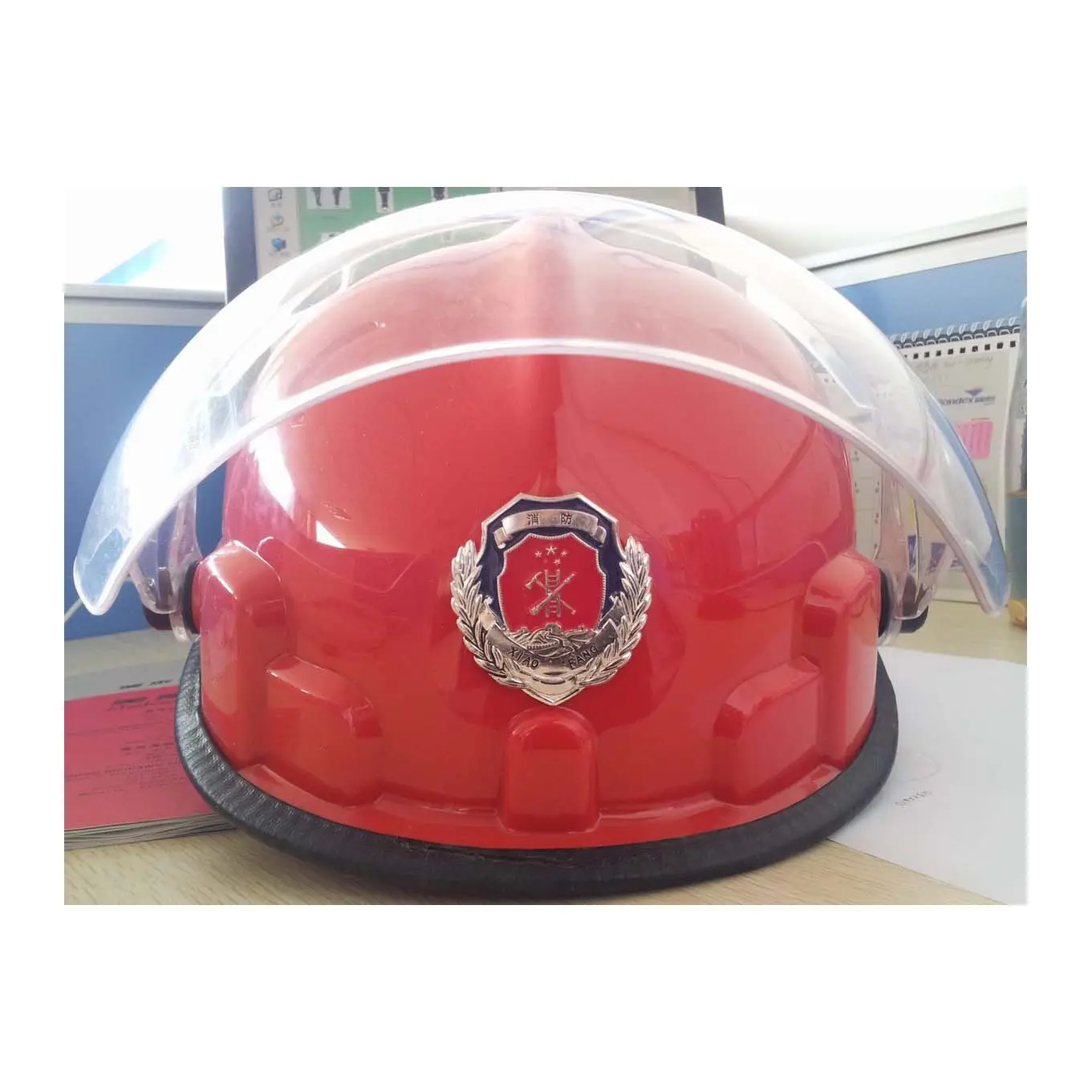 EN443 European type fire fighting helmet rescue protective fireman helmet