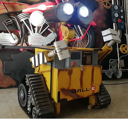 Adornos de robot de hierro personalizados, grandes, 123CM, bar, restaurante, accesorios decorativos, WALL-E, adornos de robot