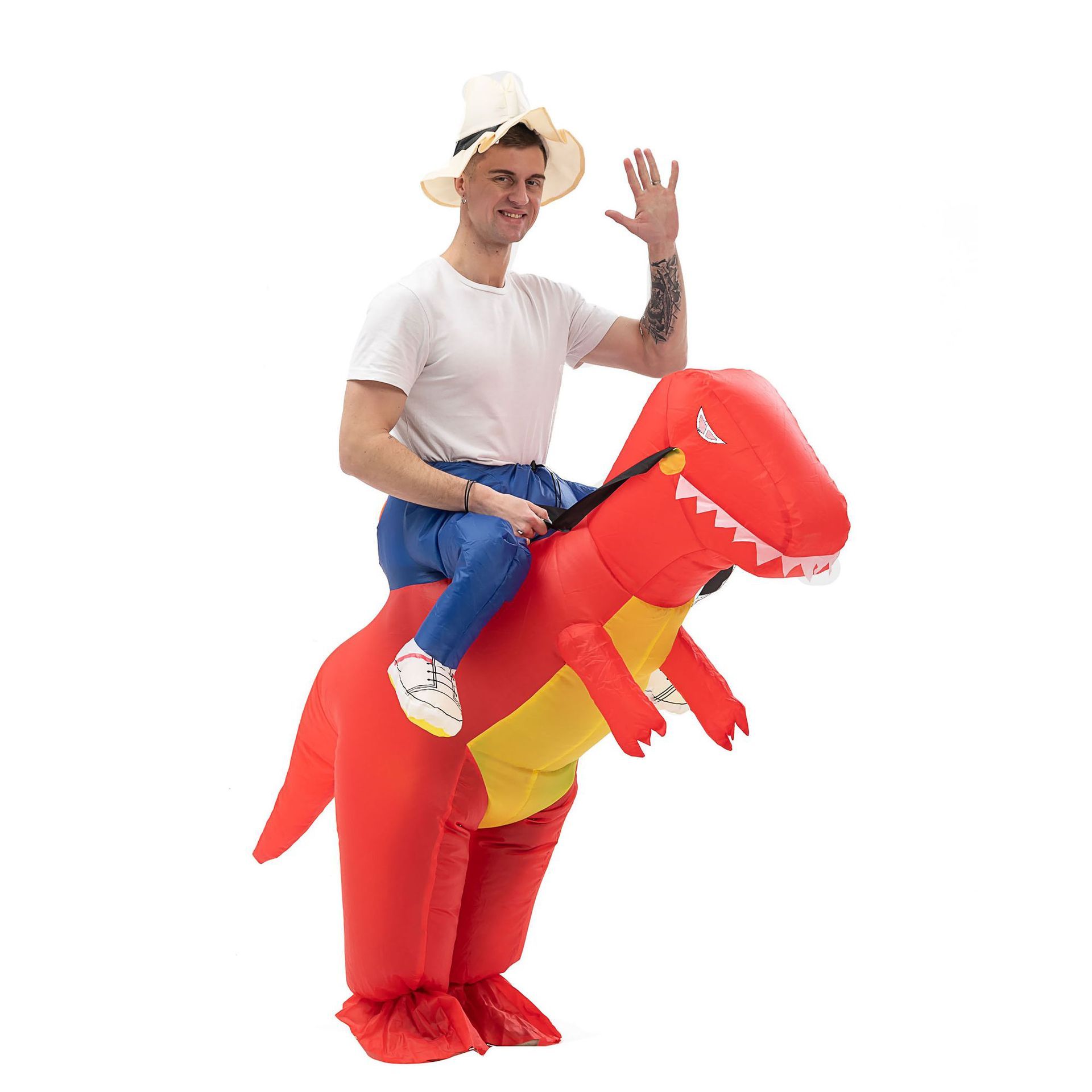 Dinosaure rouge