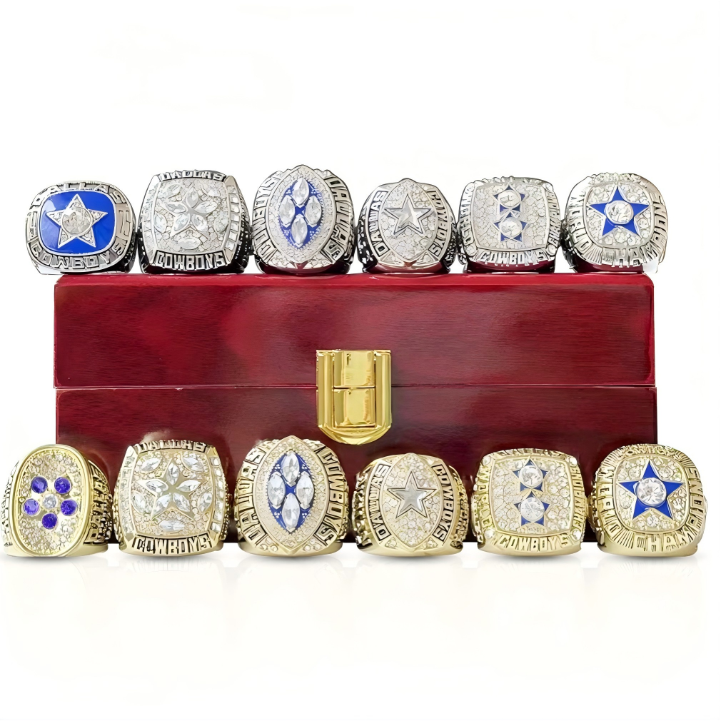 cowboy argent 6 pièces set + boîte