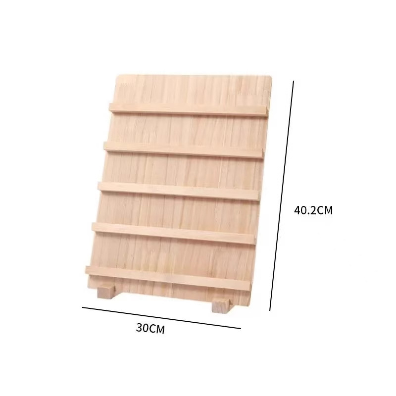 Five-tiered log display stand (5.5cm spacing)