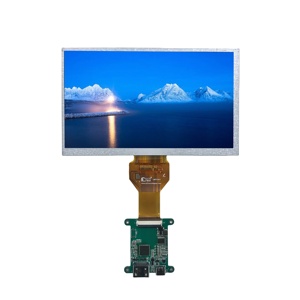 Módulo de pantalla LCD Pantalla de 7 pulgadas con placa de interfaz de audio y video para placa principal Raspberry Pi o X86 - Product Image 1