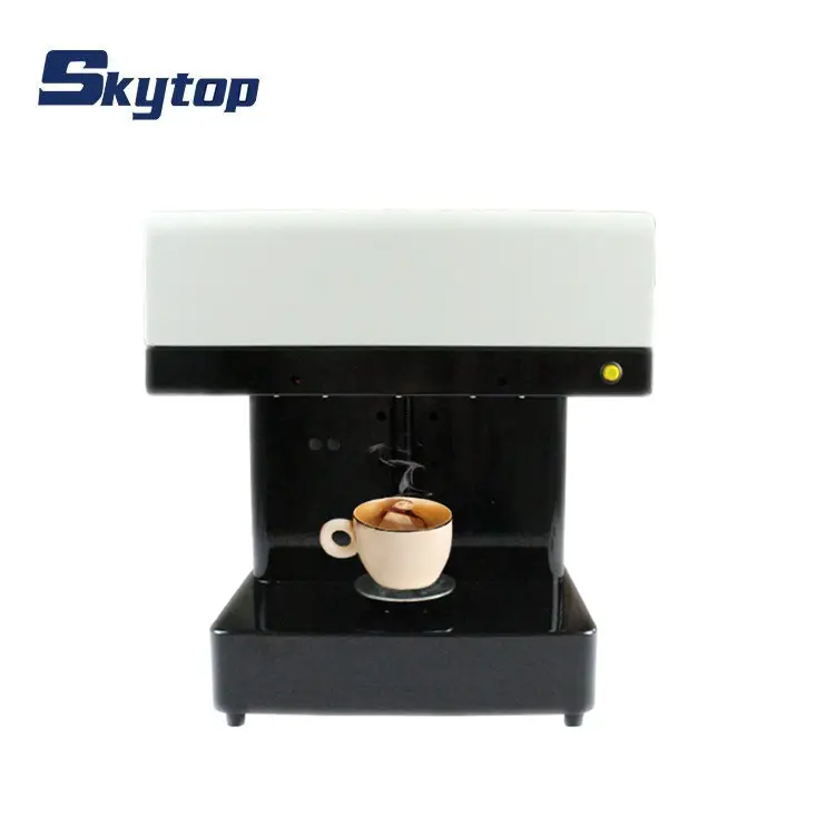 Skytop 4 kahve fincanları yazıcı makinesi DIY kahve, kek, Milktea, Pizza, çikolata