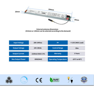 Zigbee3.0 Smart Wireless Control 12V/48V LED Driver Dimmable Constant Voltage Current Light Energy Efficient AC-DC Transfer - Product Image 3