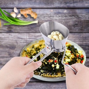 Manuel paslanmaz çelik sebze kişniş sarımsak chopper dilimleme kesici mutfak pişirme için - Product Image 6