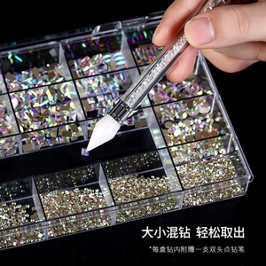24/21 grade Acessório Para Uas Unhas Strass Profissional Nail Decoração Unhas Acessórios Do Parafuso Prisioneiro