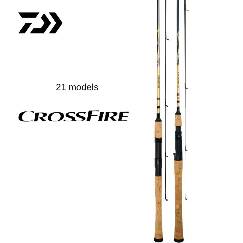 Weihai Orignal Daiwa Crossfire Cs 1.98-2.24M Ml Spinnen En Gieten Van Zoutwater Lokken Hengels