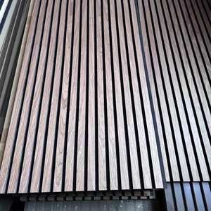 Amer Best feuerfest wasserfest günstiger Stoff Heimwerker-Akustikplatte blaue Rückseite 2400 Holztrennwand Holz-Diffusor - Product Image 1