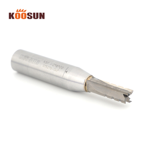 Koosun tct חותך כרסום ישר גרוב נתב <span class=keywords><strong>cnc</strong></span> קצת 1/2 shank חותך כרסום חותך עבור עיבוד עץ