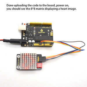 Alta qualità! Keyestudio 8x8 modulo matrice LED indirizzo selezionato per Arduino - Product Image 4