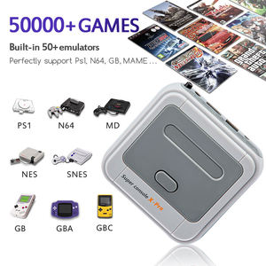 4KミニビデオゲームコンソールWiFiレトロゲームコンソール64GB256GB30000ゲーミングスーパーコンソールXProキッズTVゲームボックス