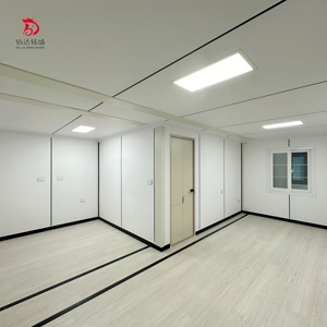热销精装大房间720毫米玻璃幕墙EPS保温板外墙办公室房间预制房屋