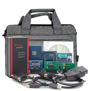 IPROG PRO V87 V89 con 7 adattatori supporto IMMO SRS ripristino chilometraggio correzione ECU chiave programmatore strumento - Product Image 1