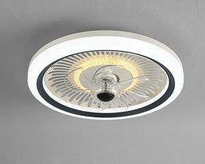 现代智能吊扇带灯360度摇头旋转遥控发光二极管家用吊扇灯 - Product Image 6