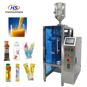 Neue automatische flüssige Fruchtgel-konzentrierte Saft-Spezialform-Stick-Bag-Verpackungs maschine für HS240TY