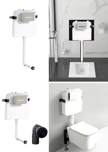 簡単な設置隠しデュアルフラッシュタンクトイレバスルーム貯水槽しゃがむパンとトイレ用 - Product Image 4