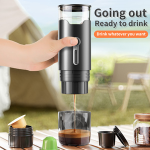 ポータブルミニ全自動エスプレッソ & カーコーヒーメーカー電気食品グレードプラスチックハウジング