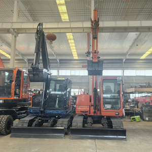 Bir Ton küçük Mini ekskavatör 1.2 Ton toprak-hareketli Mini ağırlık 1 Ton paletli dizel küçük Mini ekskavatör EURO5 karşılamak - Product Image 4
