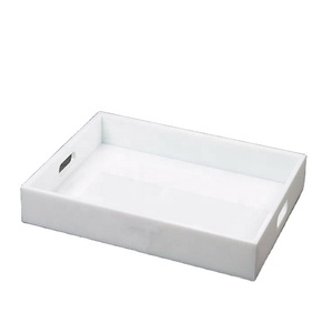 定制ODM彩色Pmma有机玻璃托盘亚克力托盘透明矩形装饰托盘 - Product Image 5