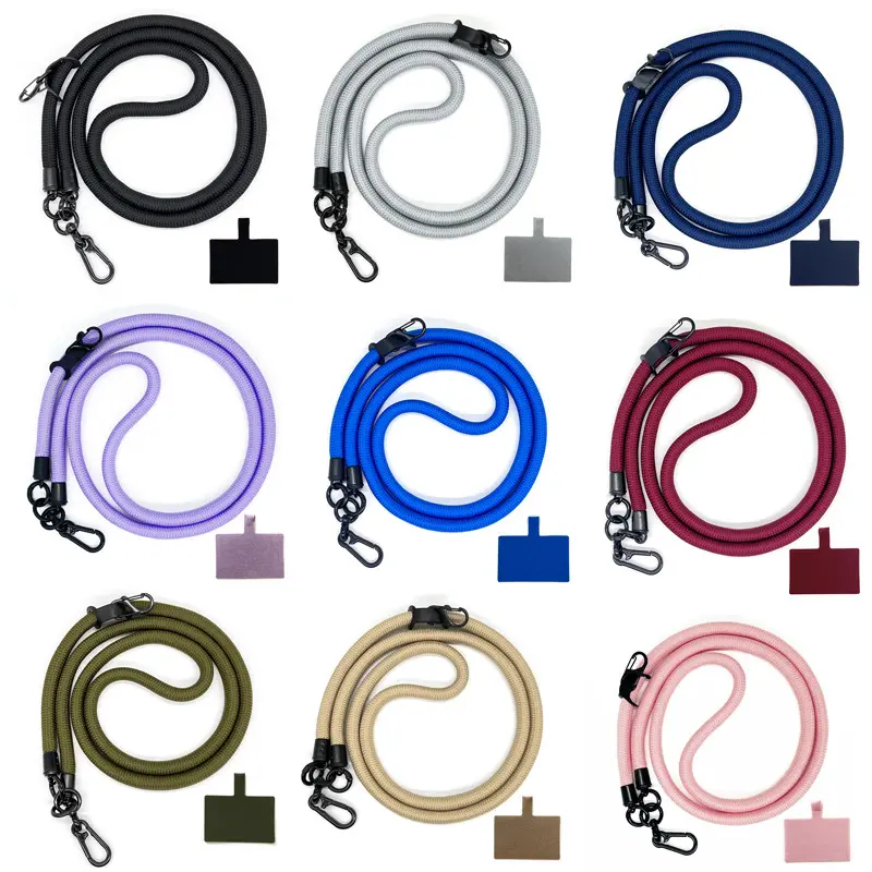 New universal crossbody Patch Phone Lanyard Mobile Phone Strap Adjustable Lanyard Soft Rope for Cell Phone Hanging Cord
