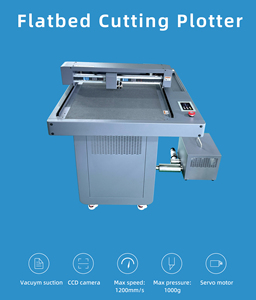 Otomatik kutu çıkartma şeridi vakum emme servo motor die kesici plotter flatbed kırma kesme makinesi ile CCD kamera