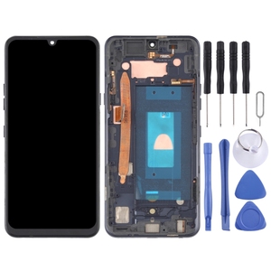 จอ LCD ของแท้สำหรับ LG G8X thinq ดิจิไทเซอร์ LM-G850 LMG850EMW ประกอบกับกรอบ (สีดำ) อะไหล่ทดแทน - Product Image 2
