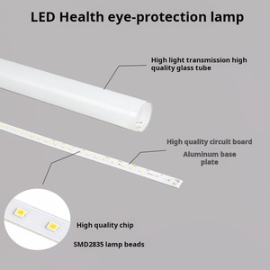 OEM & ODM 0.6m 0.9m 1.2m 1.5m T5 T8商用ガラスLedチューブライト2ft 3ft 4ft 5ft省エネマルチジャンルLedチューブオフィス用 - Product Image 4