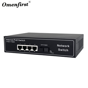4 PoE-Ports 10/100/1000M POE-Switch Netzwerk 1 Glasfaser-Switch nicht verwalteter Ethernet-Switch - Product Image 3